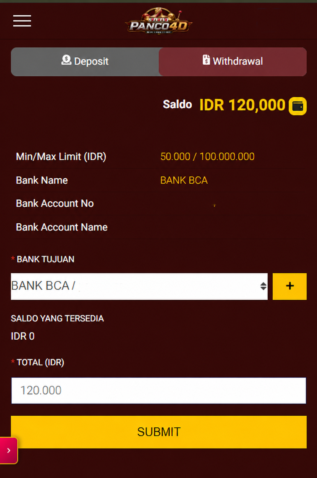 Saldo berhasil masuk
